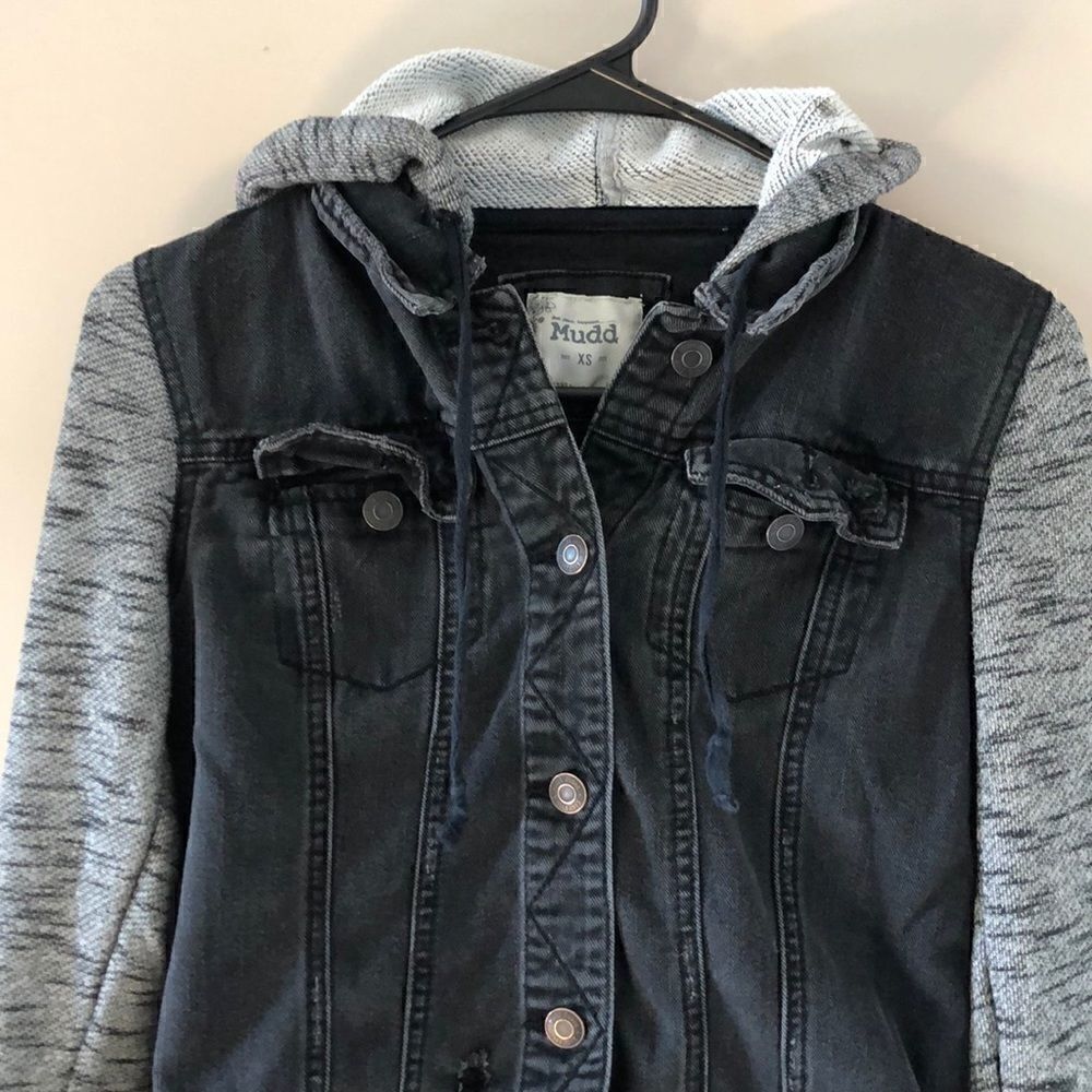 Women’s Black Jean Jacket Size XS